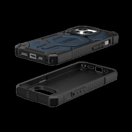 Apple iPhone 15 Pro 6.1'' UAG MagSafe Monarch Pro Hard Case Cover, Dark Blue | Telefona Maciņš Vāciņš Apvalks... (1)