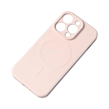Apple iPhone 15 6.1'' MagSafe Silicone Case Cover, Cream | Telefona Maciņš Vāks Apvalks Bampers