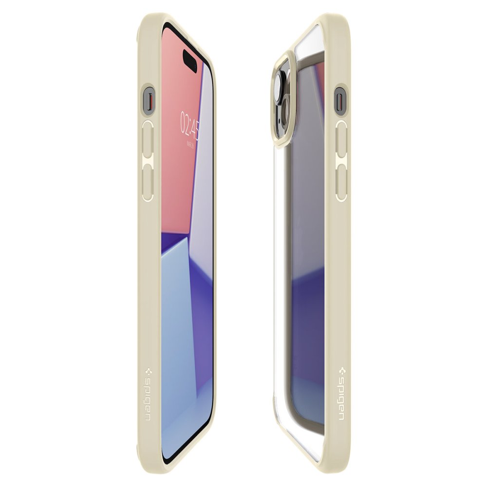 Apple iPhone 15 6.1'' Spigen Ultra Hybrid Case Cover, Beige | Telefona Vāciņš Maciņš Maks Apvalks Bampers (1)