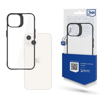 Apple iPhone 15 6.1'' 3MK Satin Armor Case+ Case Cover, Transparent | Telefona Maciņš Vāks Apvalks Bampers