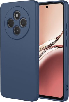 Xiaomi Redmi 14C Matt Silicone Color Case Cover, Blue | Silikona Vāciņš Maciņš Apvalks Bampers