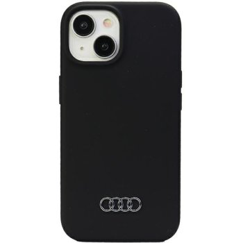 Apple iPhone 15 6.1'' Audi Silicone Case Cover, Black | Telefona Maciņš Vāks Apvalks Bampers
