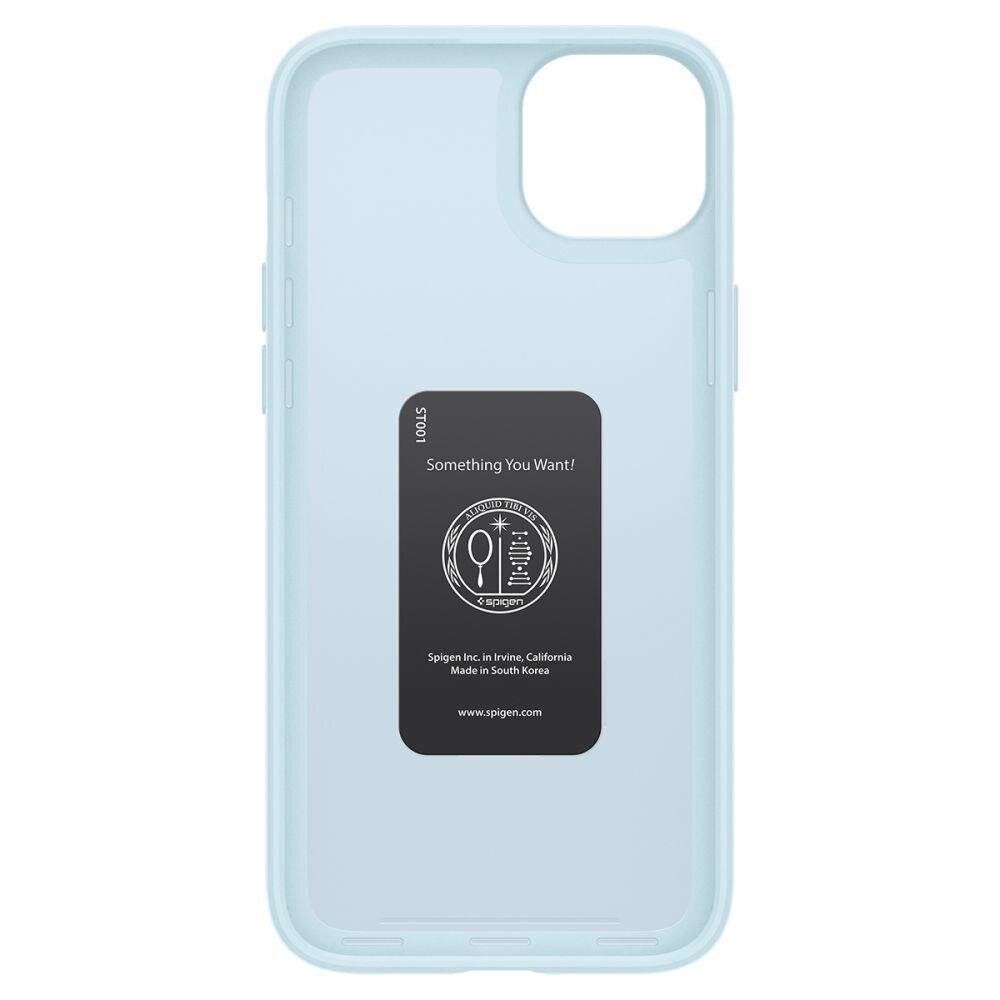 Apple iPhone 15 6.1'' Spigen Thin Fit Case Cover, Blue | Telefona Vāciņš Maciņš Maks Apvalks Bampers (5)