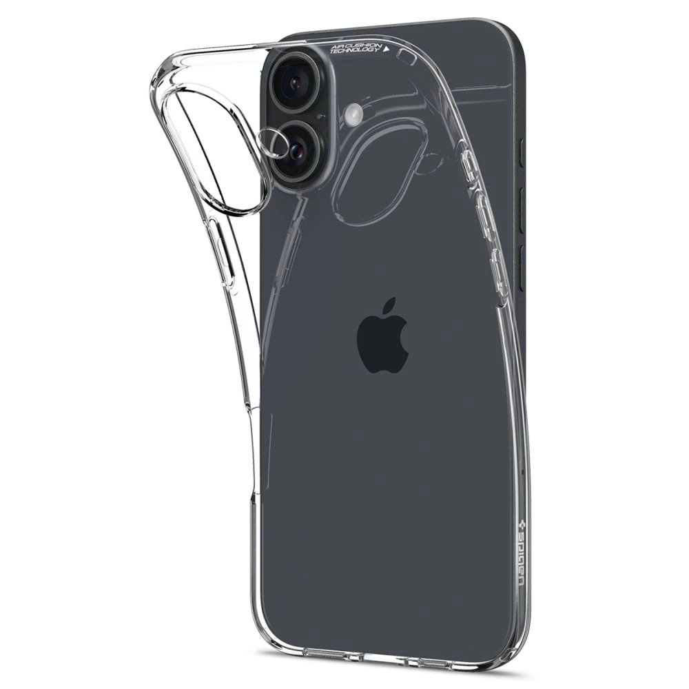 Apple iPhone 16 Plus 6.7'' Spigen Liquid Crystal TPU Case Cover, Transparent | Telefona Maciņš Vāks Apvalks Bampers (1)