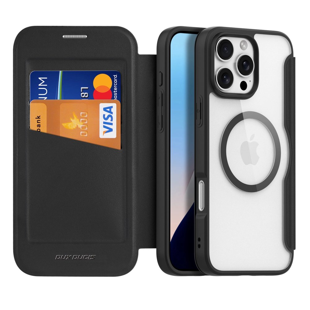 Apple iPhone 16 Pro Max 6.9'' DUX DUCIS Skin X Pro MagSafe Case Cover, Black | Telefona Vāciņš Maciņš Apvalks... (2)