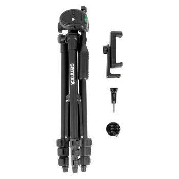 Camrock TA10 Tripod for Cameras and Smartphones with Accessories 36-106 cm, Black | Telefona Statīvs ar Aksesuāriem