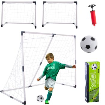 Saliekami bērnu futbola vārti 2in1, 143x110x70cm | Kids Football Goal