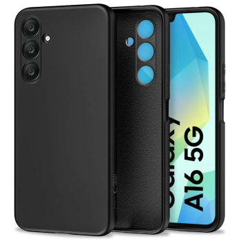 Samsung Galaxy A16 4G / 5G ( SM-A166 / SM-A165 ) Tech-Protect Icon Case Cover, Black | Telefona Vāciņš Maciņš Apvalks Bamperis