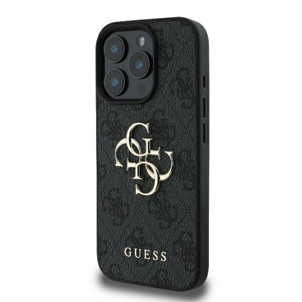 Guess 4G Big Logo korpuss iPhone 16 Pro Max - melns | Case for black (0)