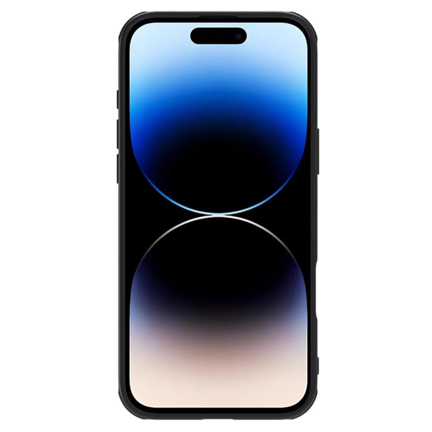 Nillkin CamShield Pro vāciņš ar kameras aizsargu iPhone 16 Max, melns | Phone Case Cover Max With Camera - Black (3)