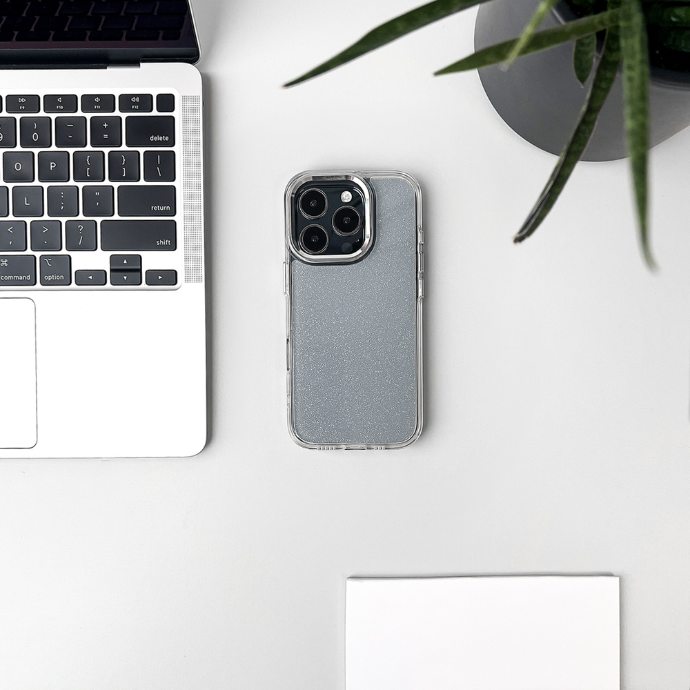 Glitter Case iPhone 16 Pro Max - caurspīdīgs ar spīdumiem | Phone Cover Transparent With (3)
