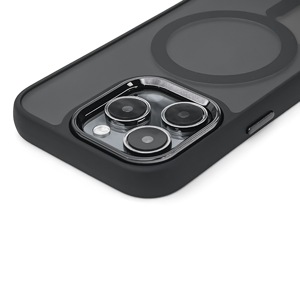 Magnetic Collection MagSafe iPhone 16 Pro Max vāciņš - melns | Case Black (1)