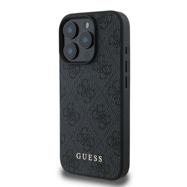 Guess 4G Classic vāciņš iPhone 16 Pro Max - Melns | Phone Case Cover Black (0)