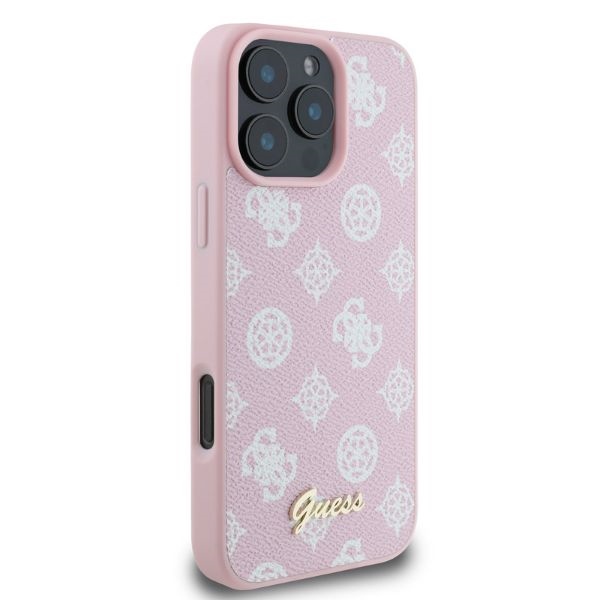 Guess Peony Script MagSafe iPhone 16 Pro Max vāciņš - Rozā | Case Pink (0)