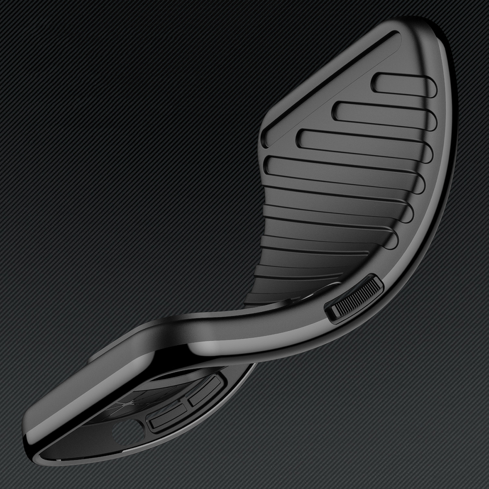 Thunder Case silikona maciņš iPhone 16 Pro Max - Melns | Phone Cover Silicone Black (2)