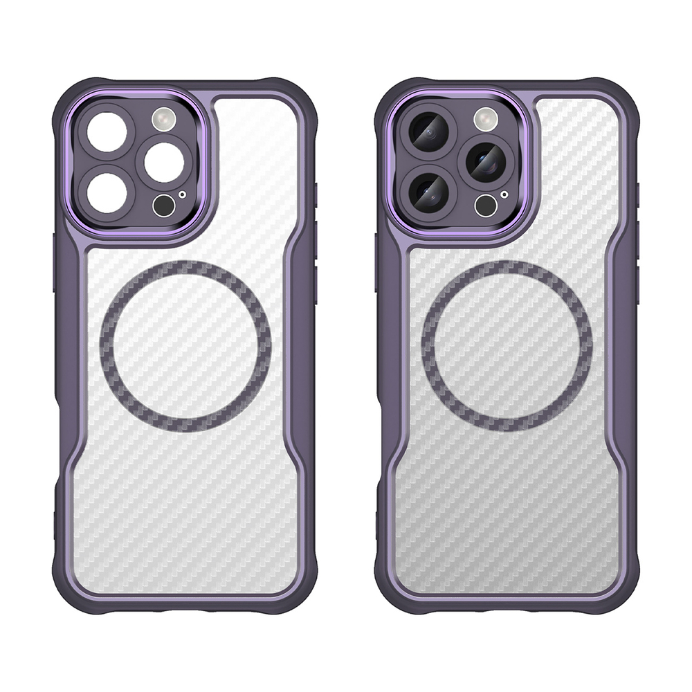 Leading Series MagSafe silikona vāciņš iPhone 16 Pro Max - violets | Silicone Phone Case Cover Purple (0)