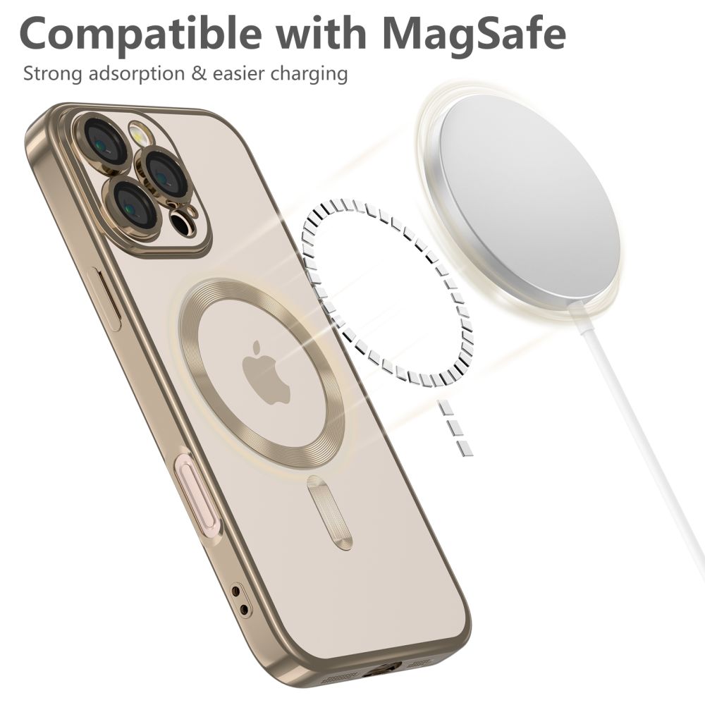 Tech-Protect MagFlex MagSafe vāciņš iPhone 16 Pro Max - zelta krāsā | Phone Case Cover Gold (3)