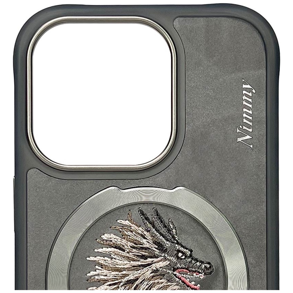 Nimmy Dragon MagSafe vāciņš iPhone 16 Pro Max - Pelēks | Phone Case Cover Gray (2)