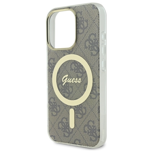 Guess IML 4G MagSafe vāciņš iPhone 16 Pro Max — brūns | Phone Case Cover (3)