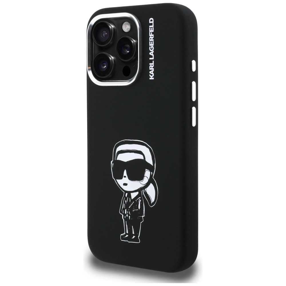 Karl Lagerfeld silikona Karl Sketch MagSafe maciņš iPhone 16 Pro Max – melns | Phone Case Cover (0)