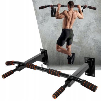 Sienas / Griestu Pievilkšanās Stienis Kāts Stanga (līdz 250 kg) | Wall Mount Crossbar Pull-Up Bar