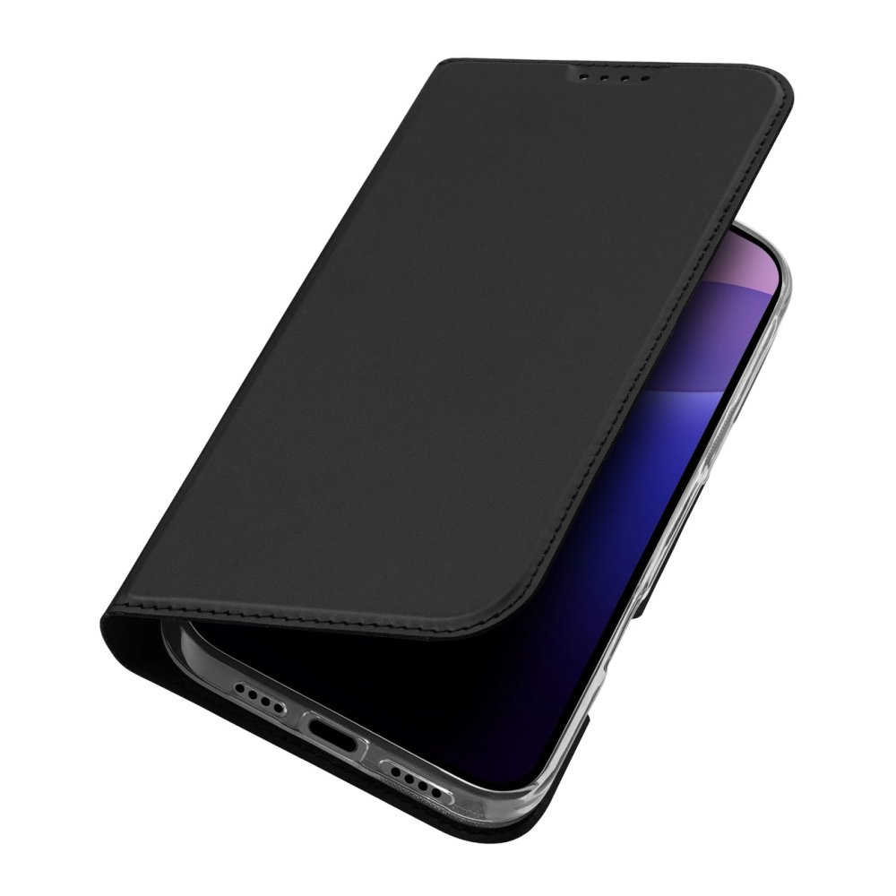 Apple iPhone 16 Pro 6.3'' DUX DUCIS Magnetic Case Cover, Black | Telefona Vāciņš Maciņš Apvalks Grāmatiņa (2)