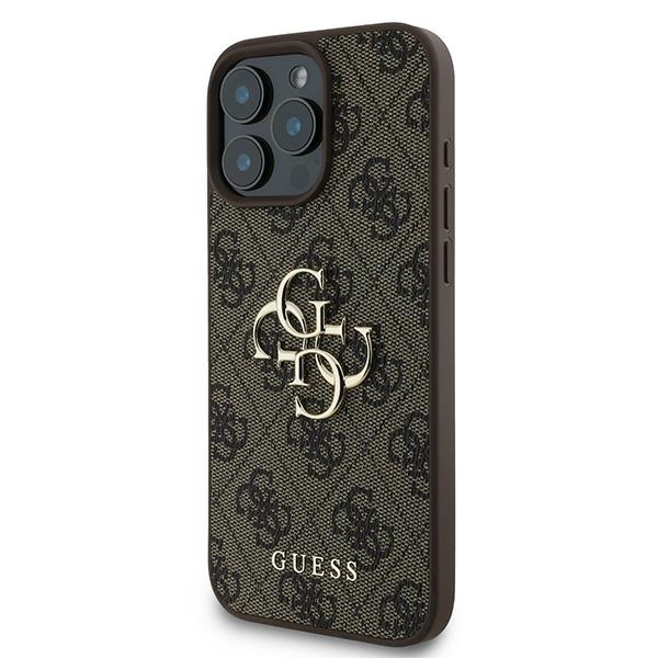 Guess 4G Big Logo korpuss iPhone 16 Pro - brūns | case for brown (0)