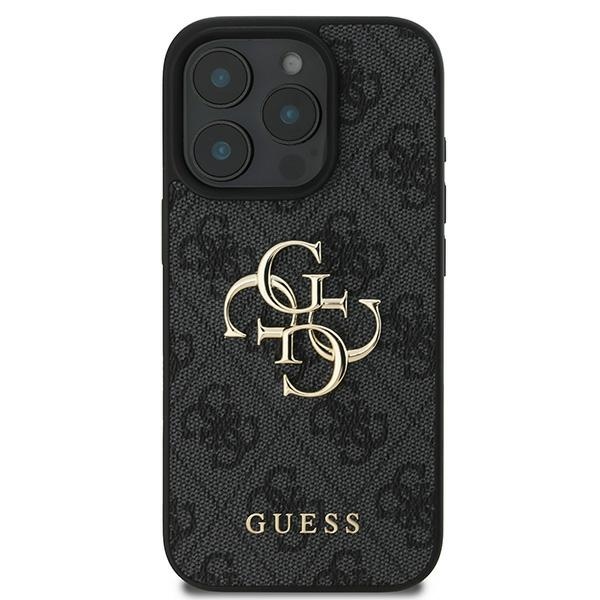 Guess 4G Big Logo korpuss iPhone 16 Pro - melns | case for black (1)