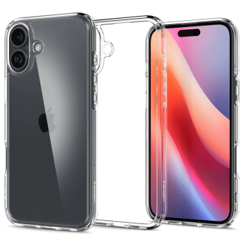 Apple iPhone 16 6.1'' Spigen Ultra Hybrid Case Cover, Crystal Clear | Telefona Vāciņš Maciņš Maks Apvalks Bampers