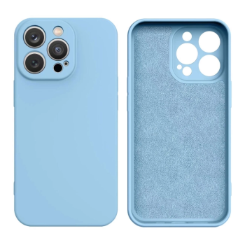 Apple iPhone 16e / 17e / SE (2025) 6.1'' Matt Silicone Color Case Cover, Blue | Silikona Vāciņš Maciņš Apvalks...