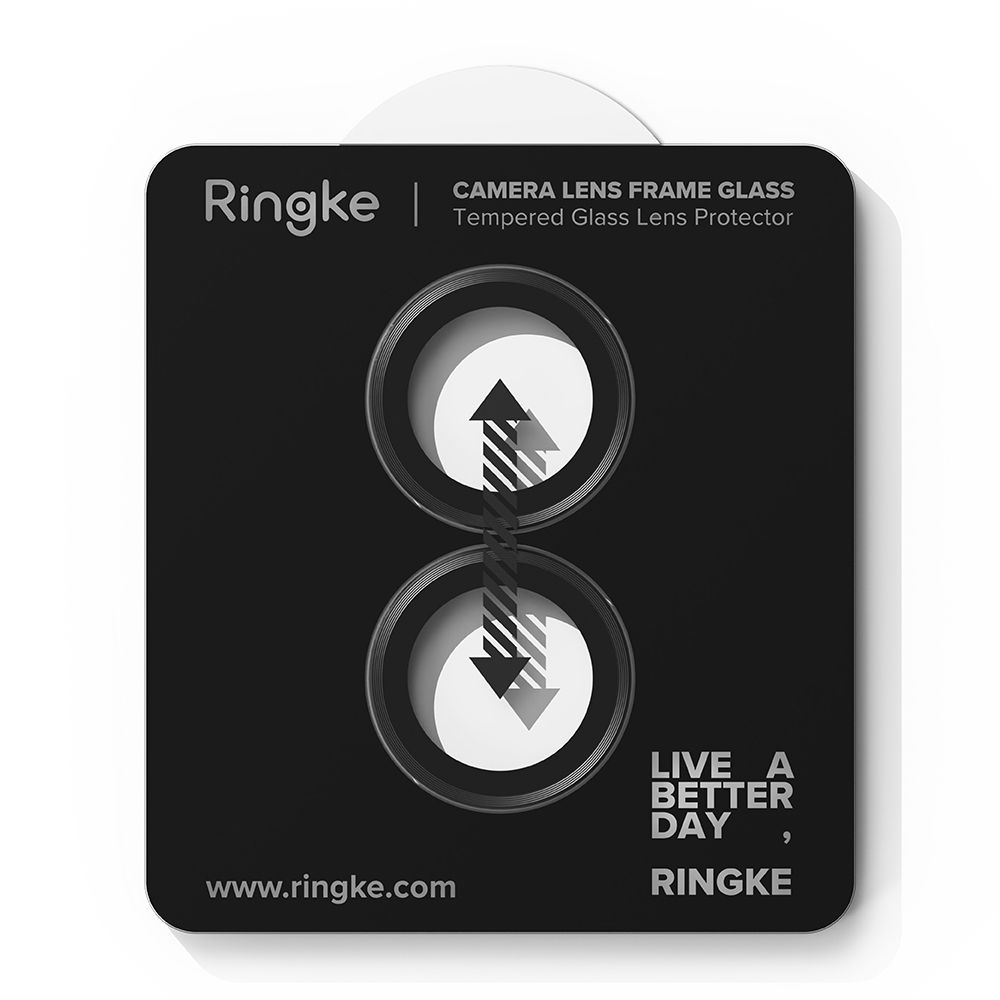 Ringke kameras rāmja aizsargs 2 gab. iPhone 17 - Melns | Camera Frame Protector 2-Pack Black (2)