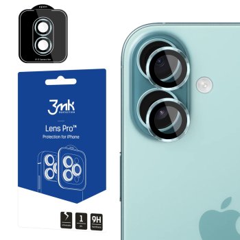 3mk Lens Protection Pro rūdītais stikls iPhone 17 kamerai - Zaļš | Tempered Glass Green