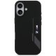 BMW M silikona MagSafe vāciņš ar vertikālu logotipu iPhone 17 tālrunim – melns | Phone Case Cover