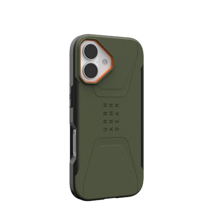 UAG Civilian MagSafe maciņš iPhone 17 – olīvu un oranžs | Phone Case Cover (0)