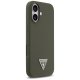 Guess silikona MagSafe vāciņš ar trīsstūra logotipu iPhone 17 telefonam – zaļš | Phone Case Cover