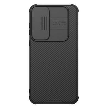 Samsung Galaxy A55 ( SM-A556B/DS ) Nillkin CamShield Pro Case Cover with Camera Shield, Black | Telefona Vāciņš Maciņš Apvalks Bamperis