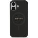 Guess Saffiano Classic Logo MagSafe vāciņš iPhone 17 tālrunim – melns | Phone Case Cover
