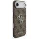 Guess 4G Big 4G Classic Logo maciņš iPhone 17 Air – brūns un sudraba | Phone Case Cover