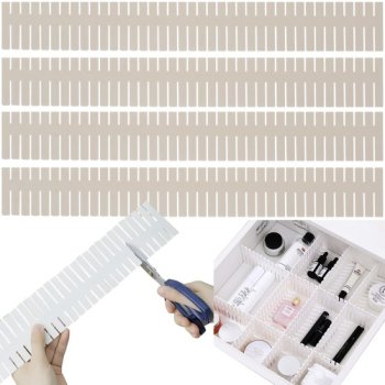 Atvilktnes Organizators Atdalītājs Ruhhy 21707, 4 gab. komplekts | Drawer Organizer Separator