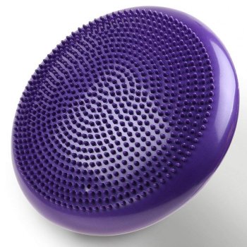 Masāžas Līdzsvara Balansa Jogas Spilvens 35cm, Violets | Yoga Balance Disc Stability Wobble Cussion Mat Pillow