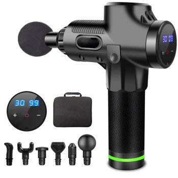 Masāžas pistole dziļai muskuļu masāžai ar LCD displeju | Massage Gun