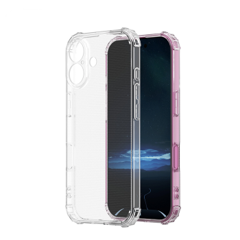 Apple iPhone 17 6.3'' Anti-slip 4 Corners Shockproof Cover Case, Transparent | Telefona Vāciņš Maciņš Apvalks...