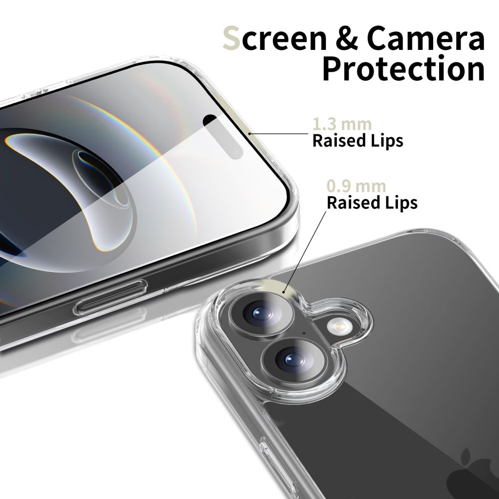 Tech-Protect FlexAir Hybrid maciņš iPhone 17 - Caurspīdīgs | Phone Case Cover Clear (1)