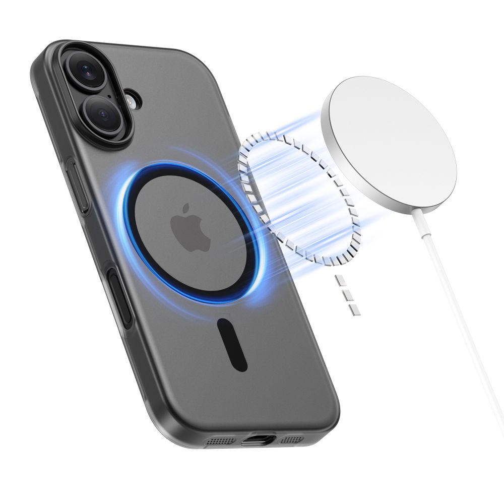 Tech-Protect MagSlim MagSafe maciņš iPhone 17 - matēts melns | Phone Case Cover Matte Black (0)
