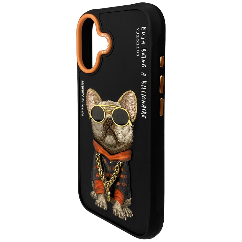 Nimmy Glasses Cool Dog iPhone 17 vāciņš - melns | Case Black (0)