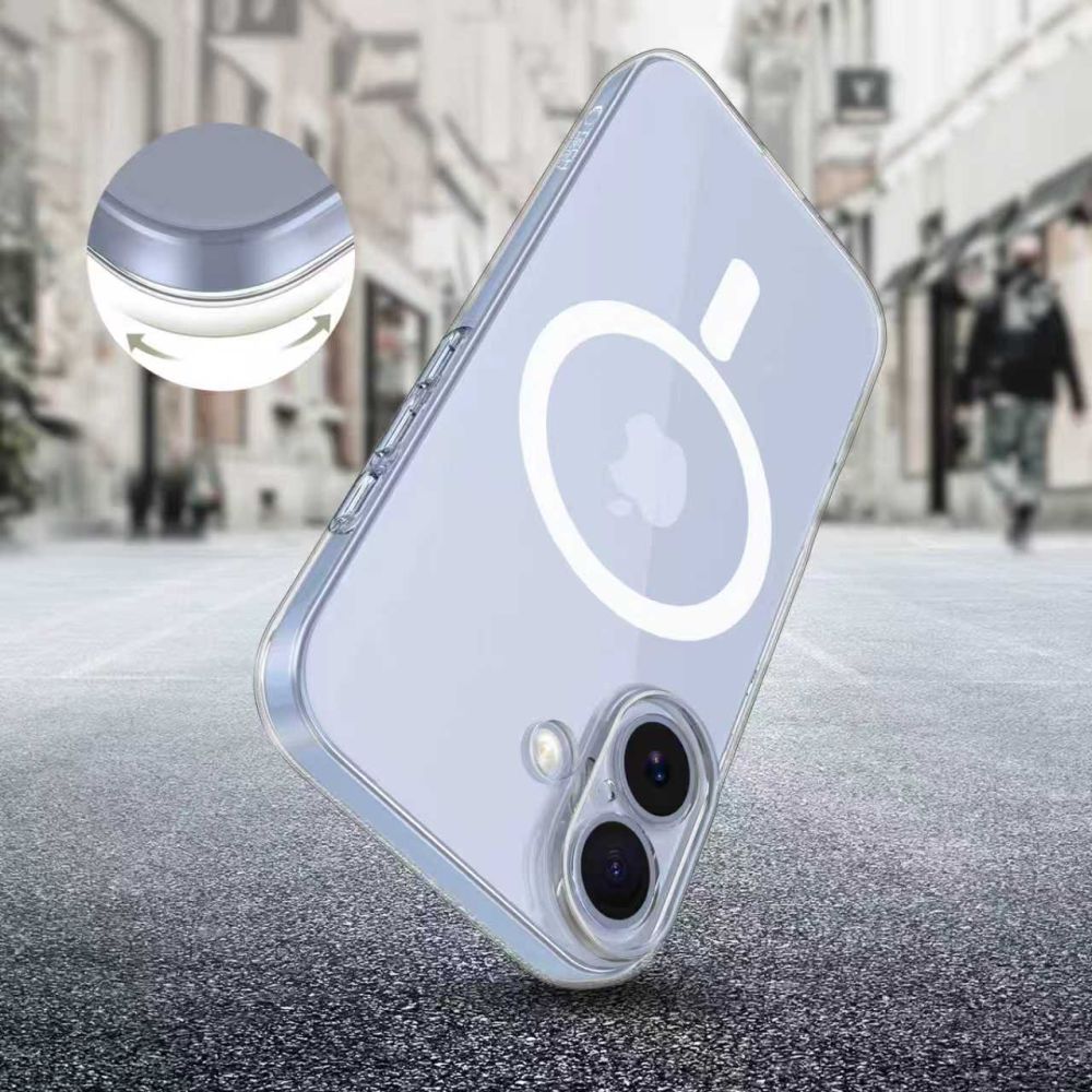 Tech-Protect FlexAir MagSafe vāciņš iPhone 17 - Caurspīdīgs | Phone Case Cover Clear (3)
