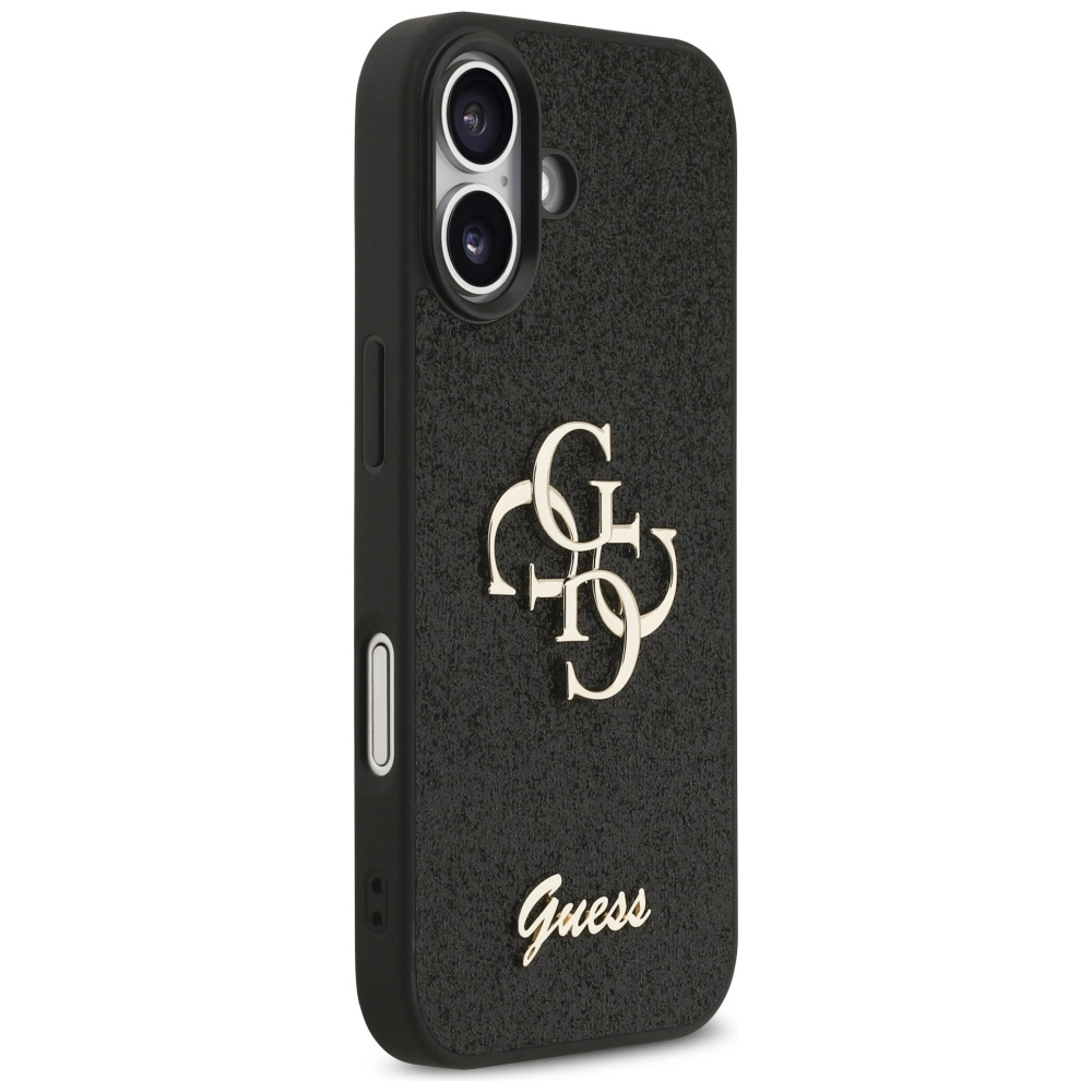 Guess 4G Strap Classic Logo vāciņš iPhone 17 - Melns | Phone Case Cover Black (2)