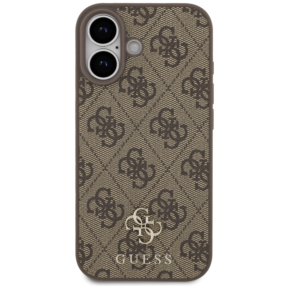 Guess 4G Small Classic Logo MagSafe Maciņš ar MagSafe iPhone 17 – brūns | Phone Case Cover (1)