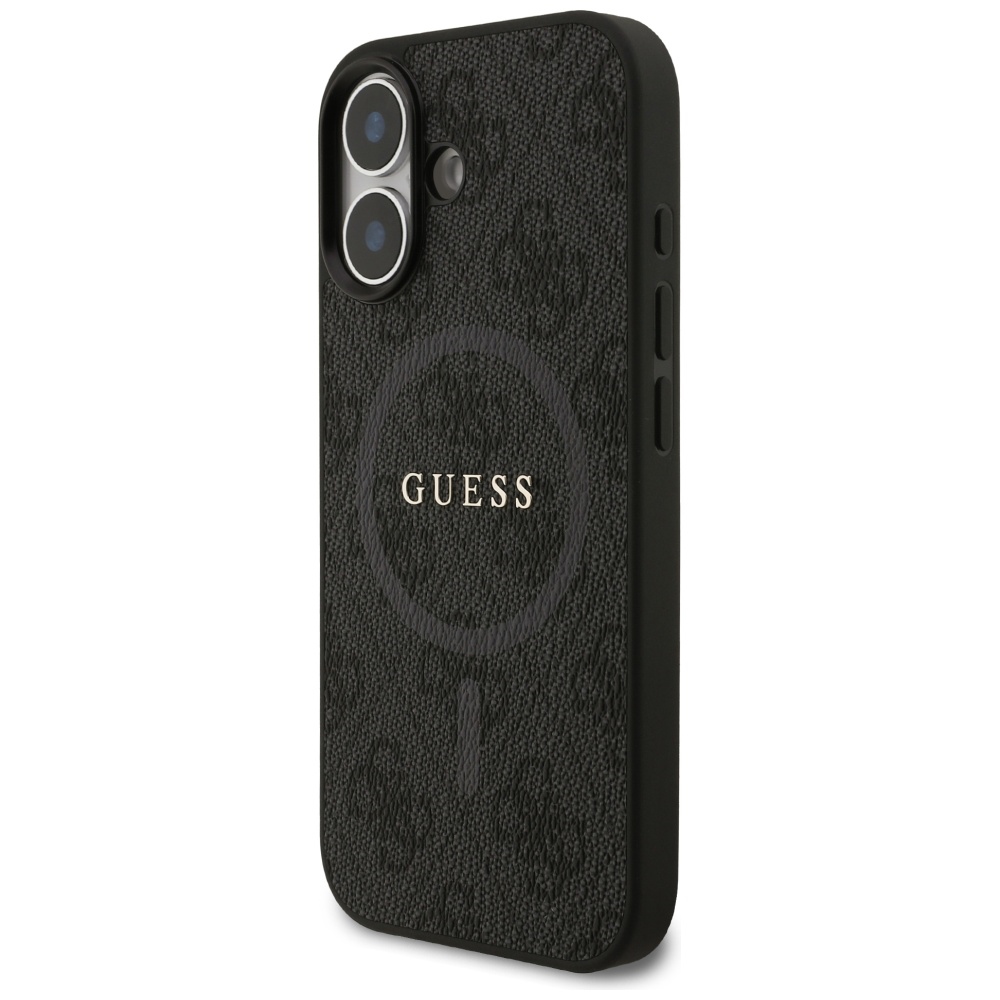 Guess 4G Ring Classic Logo MagSafe vāciņš iPhone 17 tālrunim – melns | Phone Case Cover (0)