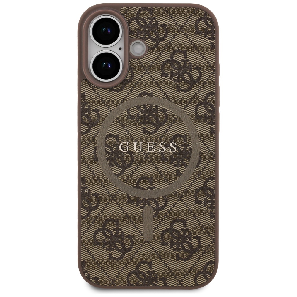 Guess 4G Ring Classic Logo MagSafe vāciņš ar MagSafe priekš iPhone 17 – brūns | Phone Case Cover (1)